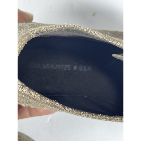 John Varvatos USA Men\'s Suede Chukka Boots Size 9M Gray Brown Desert Boot Hand main image 5